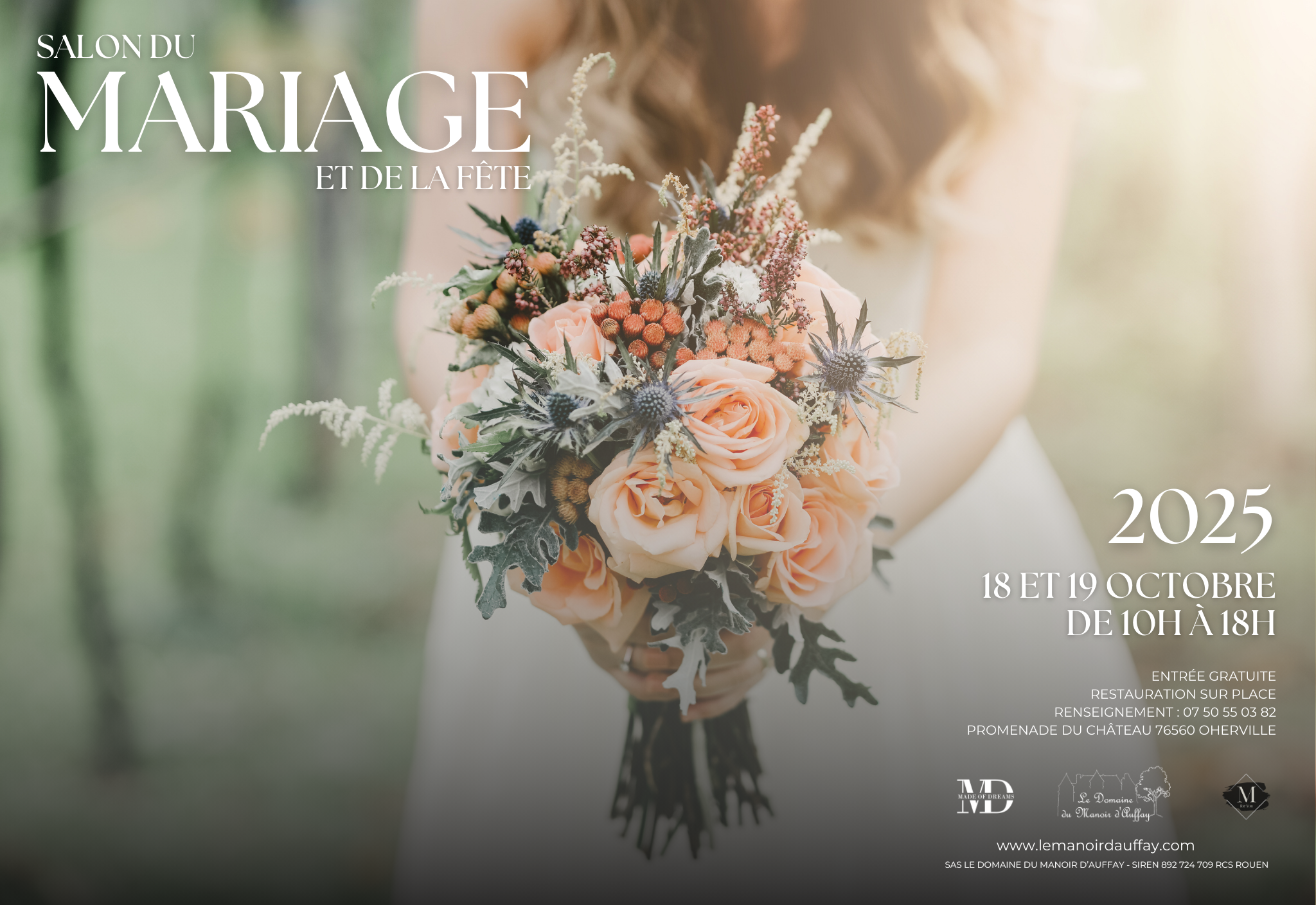 salon du mariage - made of dreams - domaine du manoir d'auffay